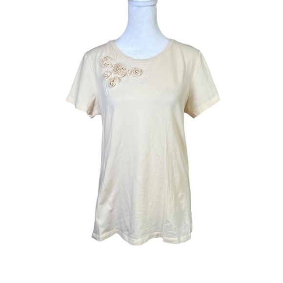 Lot Of 3 Motto QVC Stretch Cotton Casual Shirt Top Flower Embroidered Y2K Sz S - Picture 9 of 14
